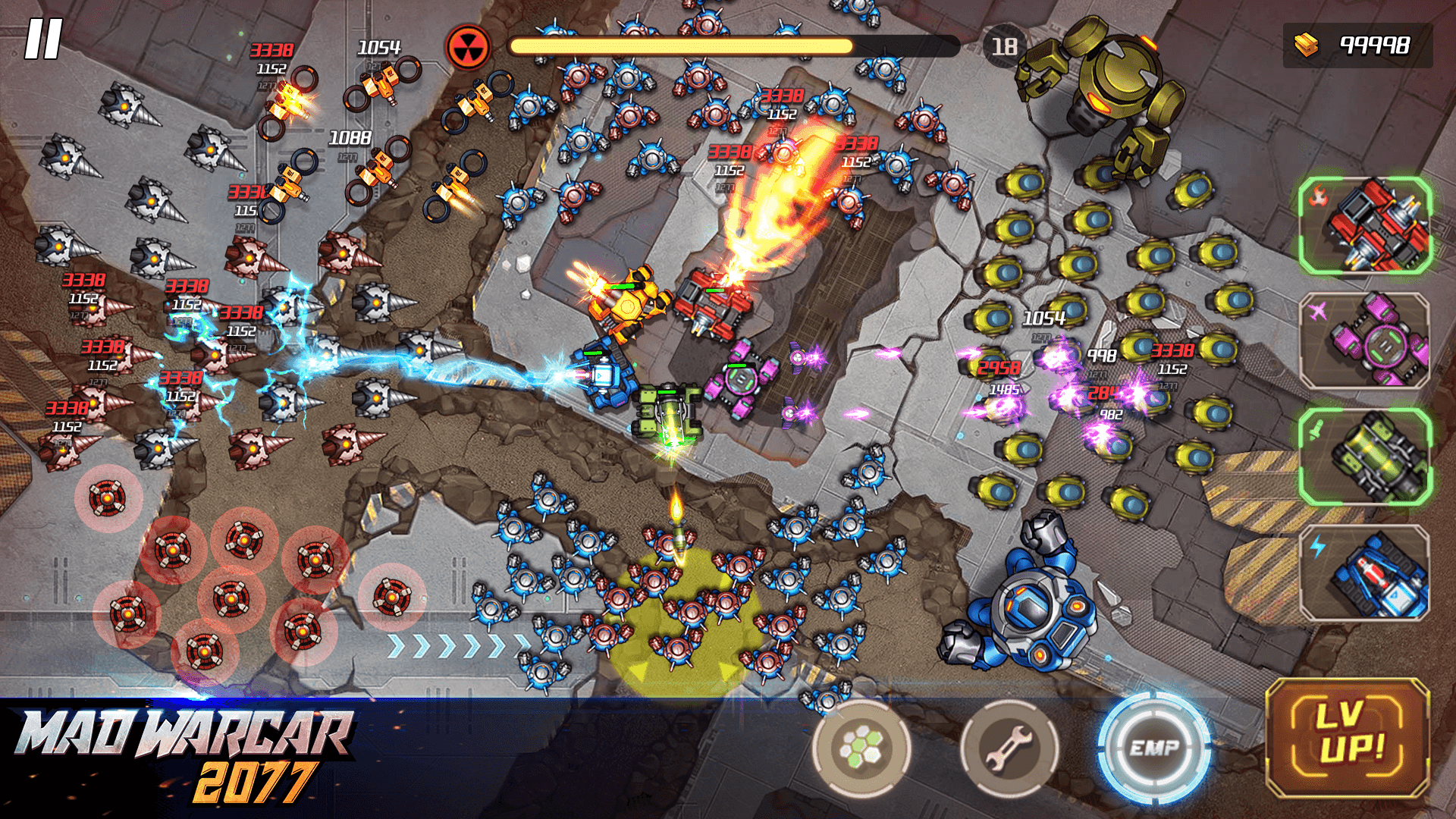 Mad Warcar 2077 Game Screenshot