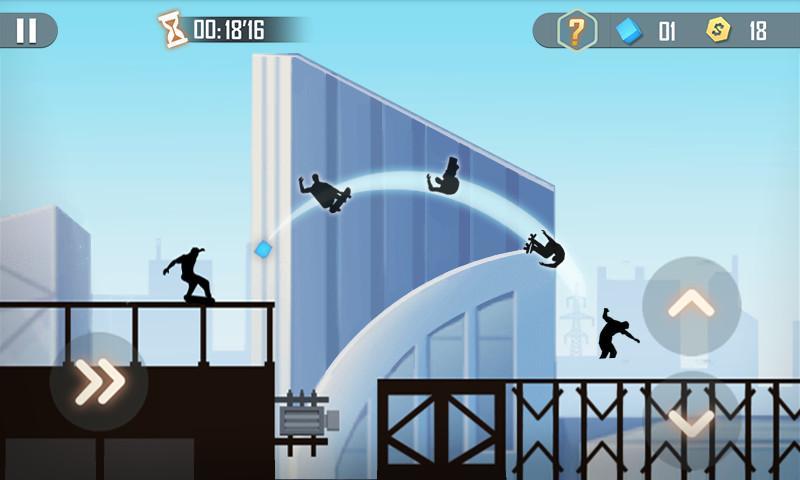 Cuplikan Layar Game Shadow Skate