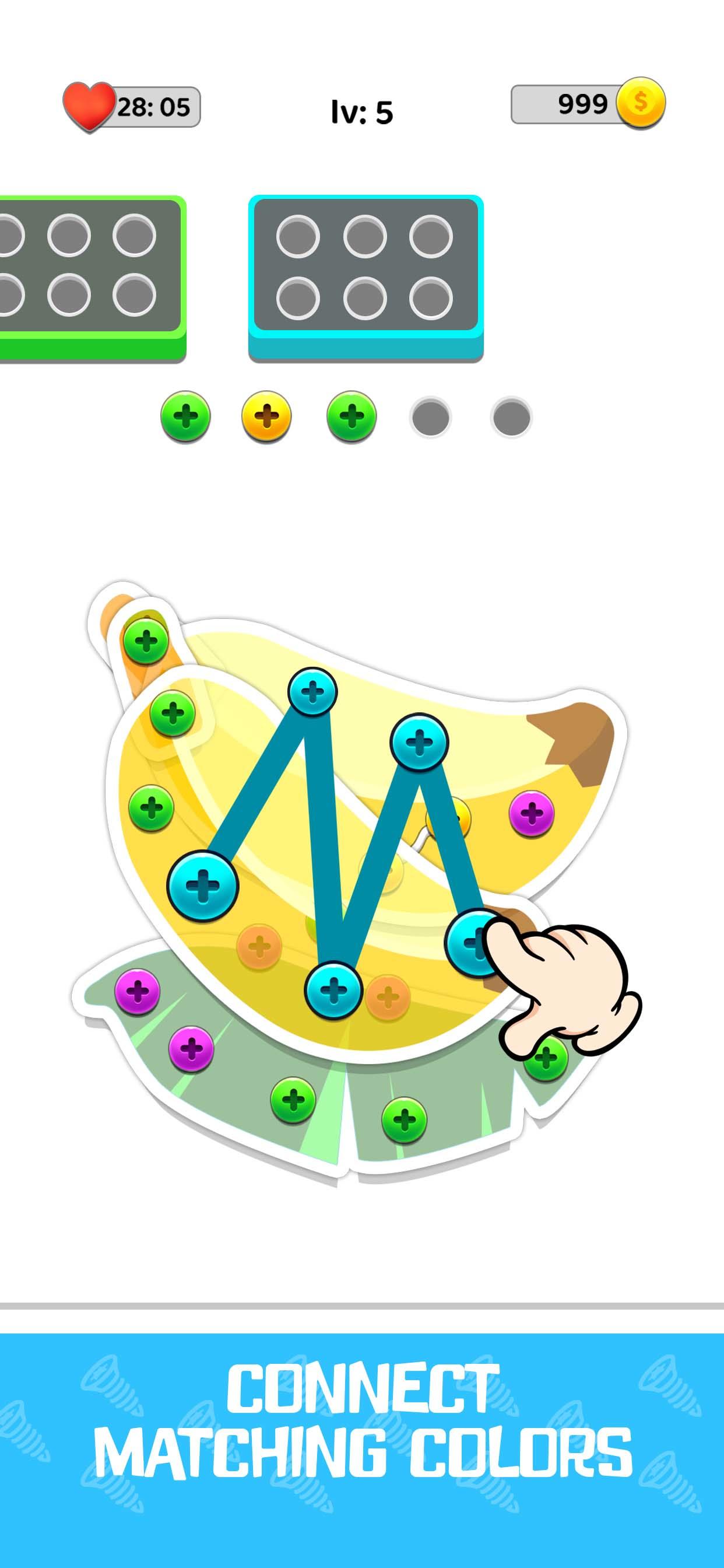 Connect em Screw Game Screenshot