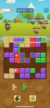 Captura de Tela do Jogo Block Attack