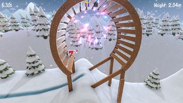 Santa's Slippery Slope Ski Sim Game Screenshot