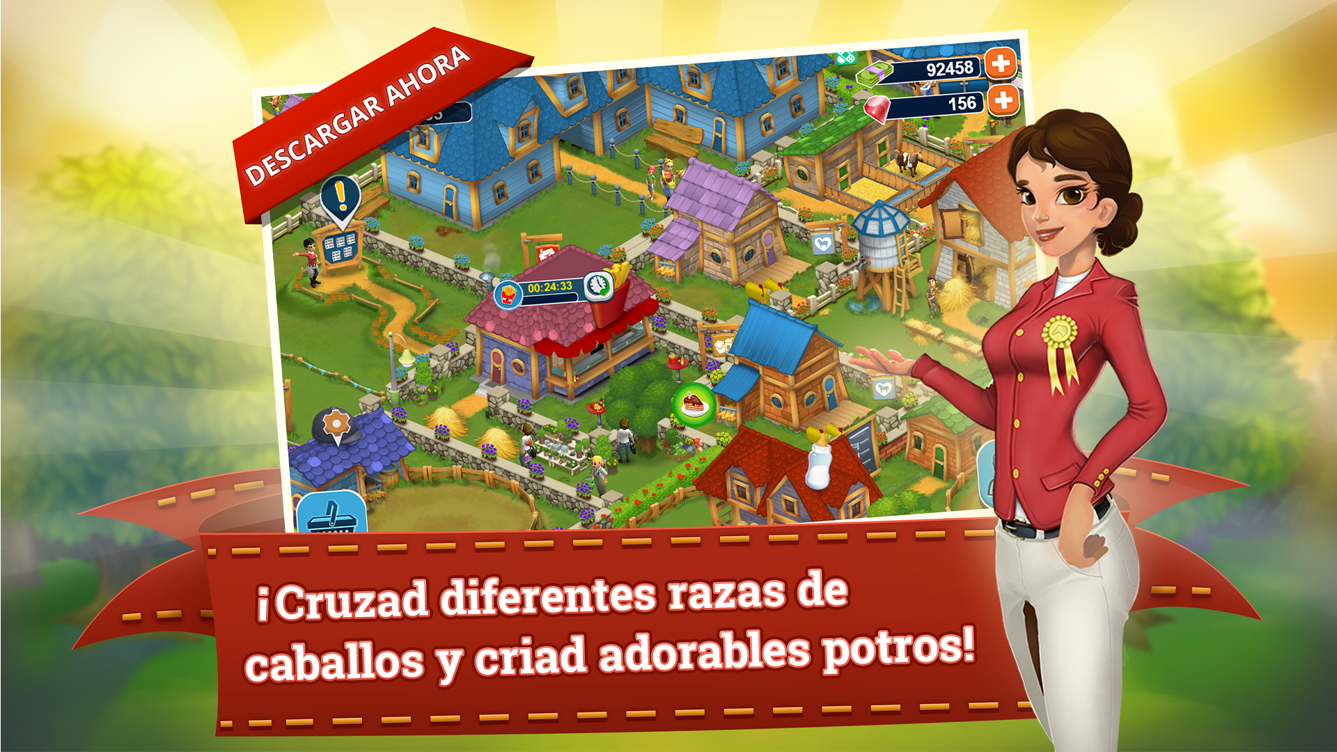 Captura de Pantalla del Juego Horse Farm
