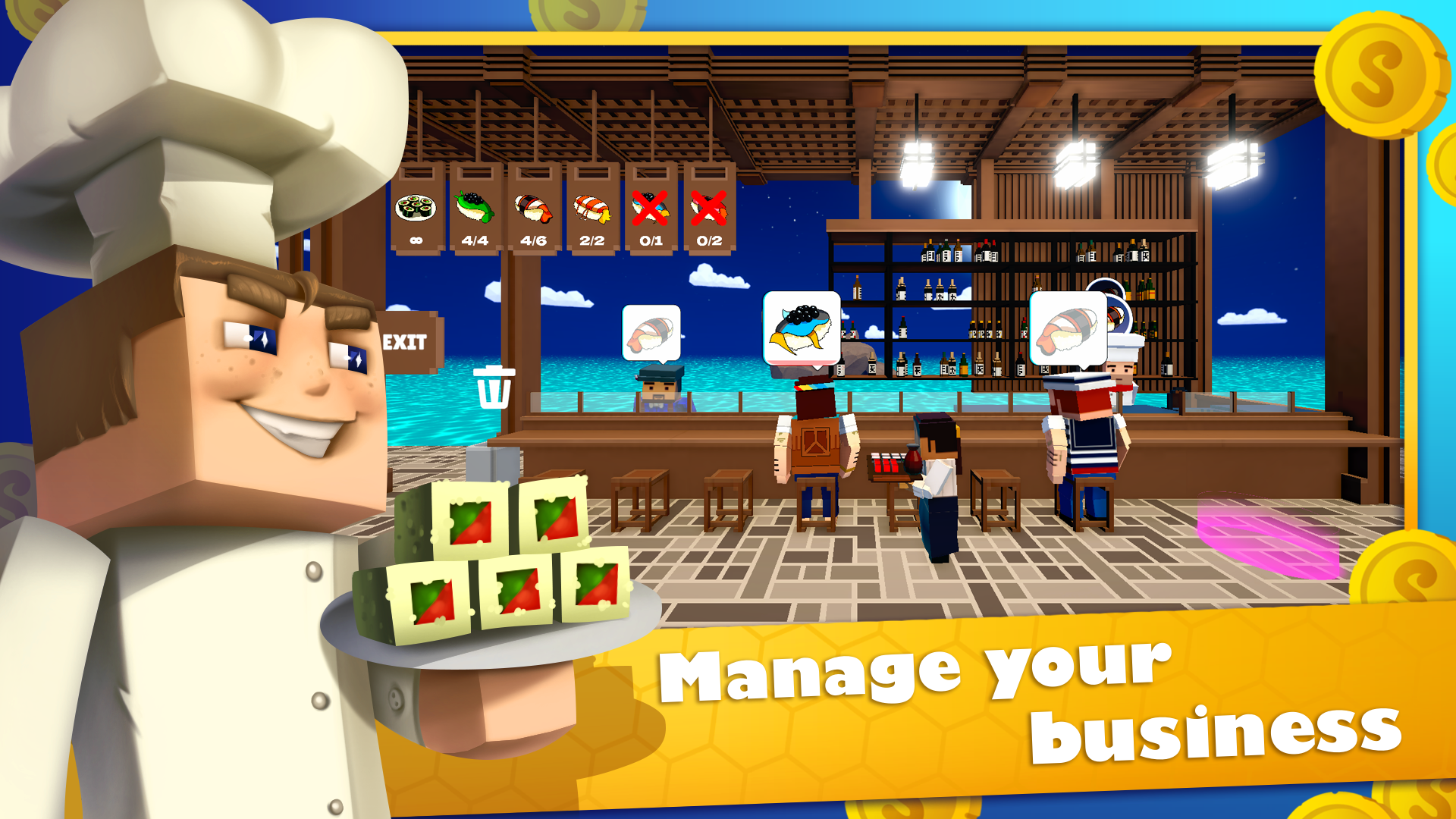 Sushi Diver screenshot game