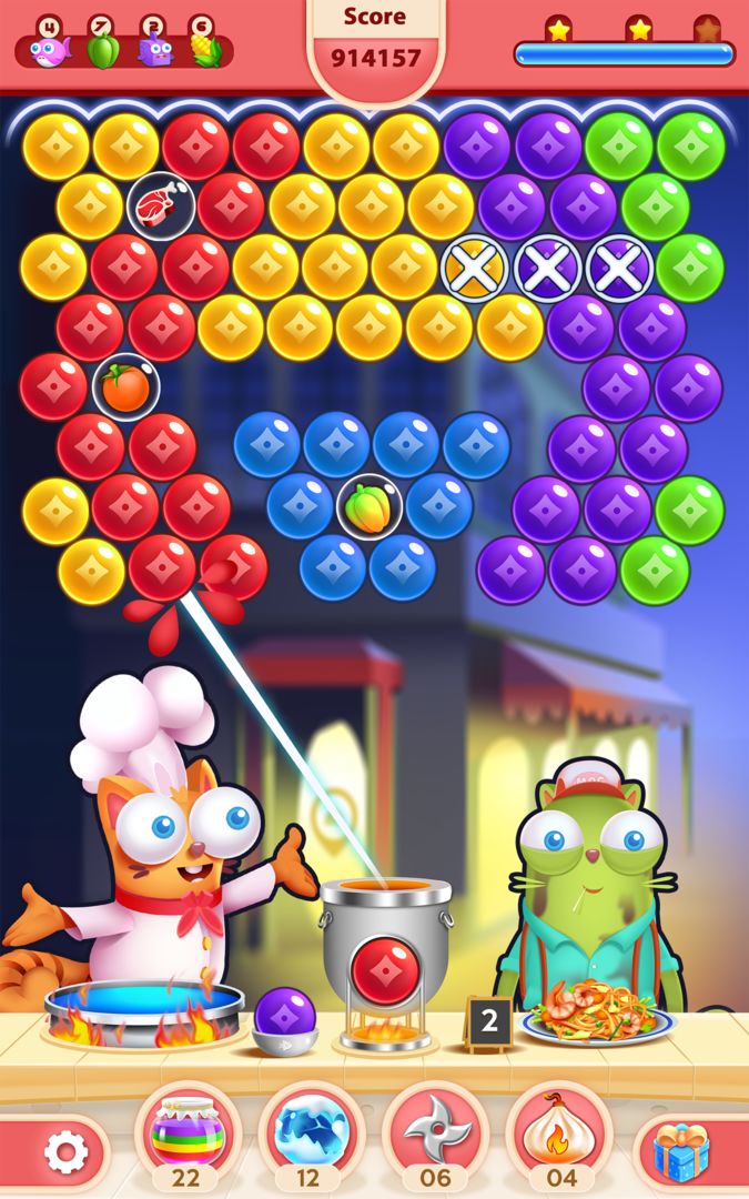 Bubble Shooter - Kitten Games ภาพหน้าจอเกม