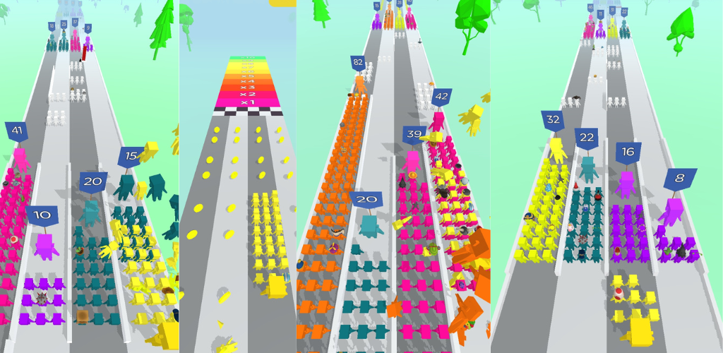 Banner of Crowd Hero Run- Army Evolution 