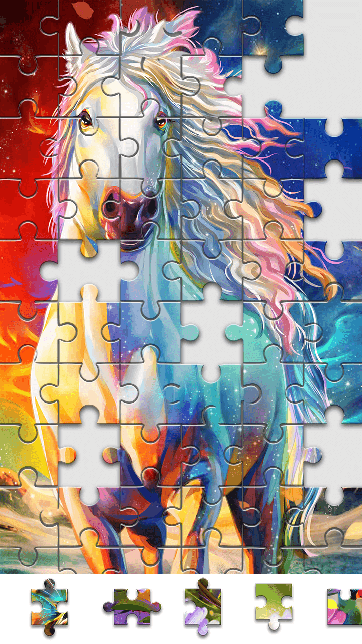 Jigsaw Coloring Puzzle Game - のキャプチャ