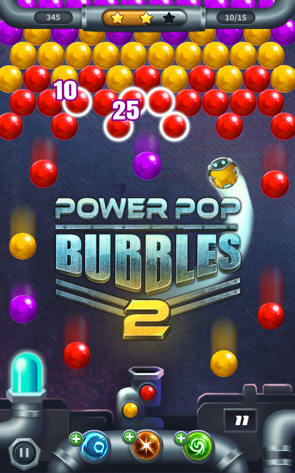 Power Pop Bubbles 2 遊戲截圖