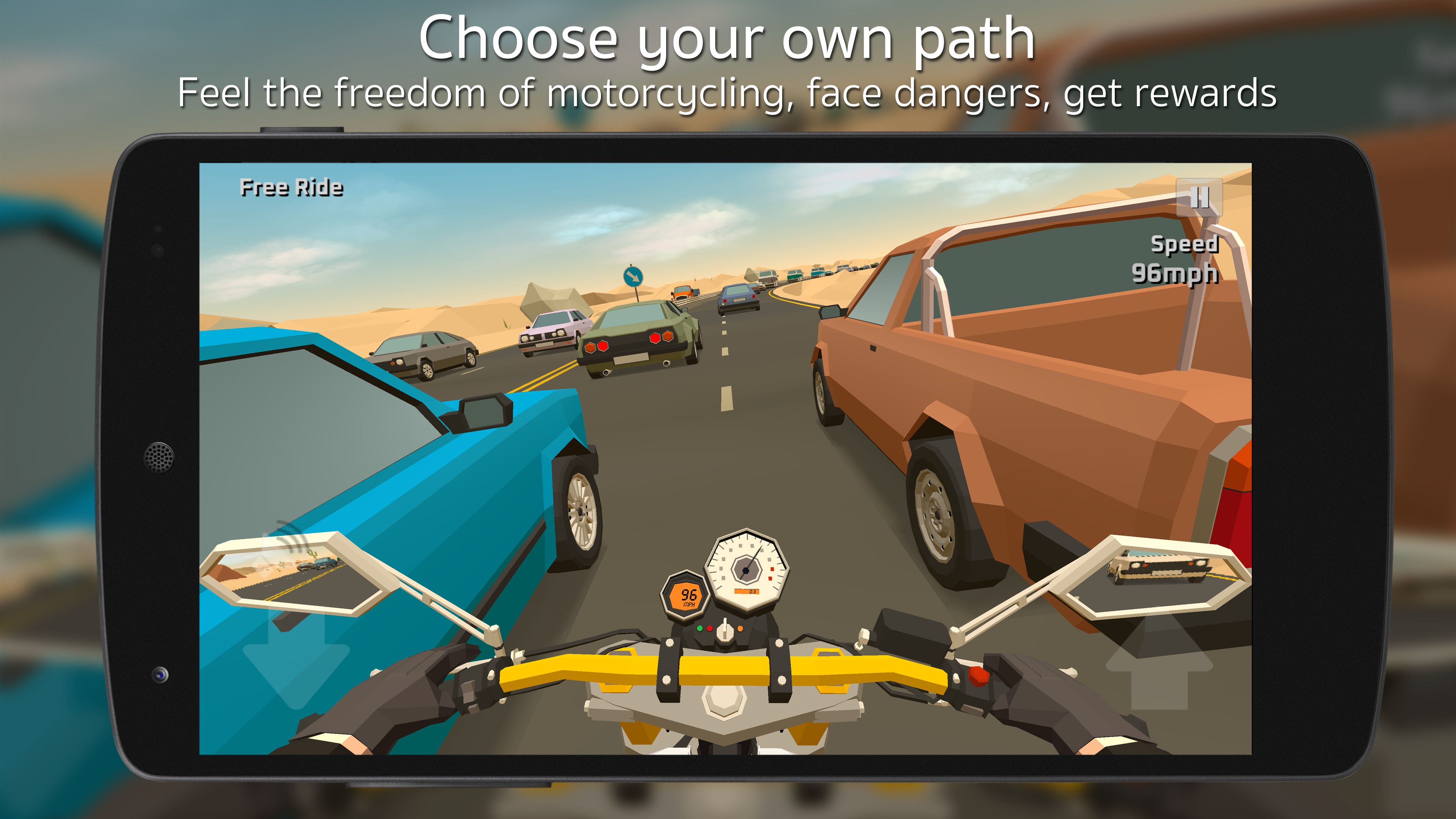Cafe Racer Game Screenshot