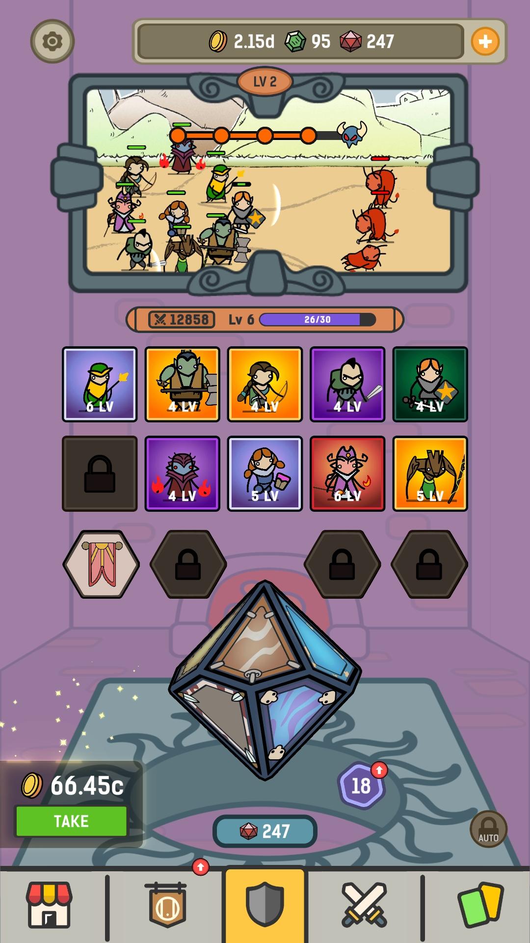 Summoners Legend: AFK idle RPG Game Screenshot