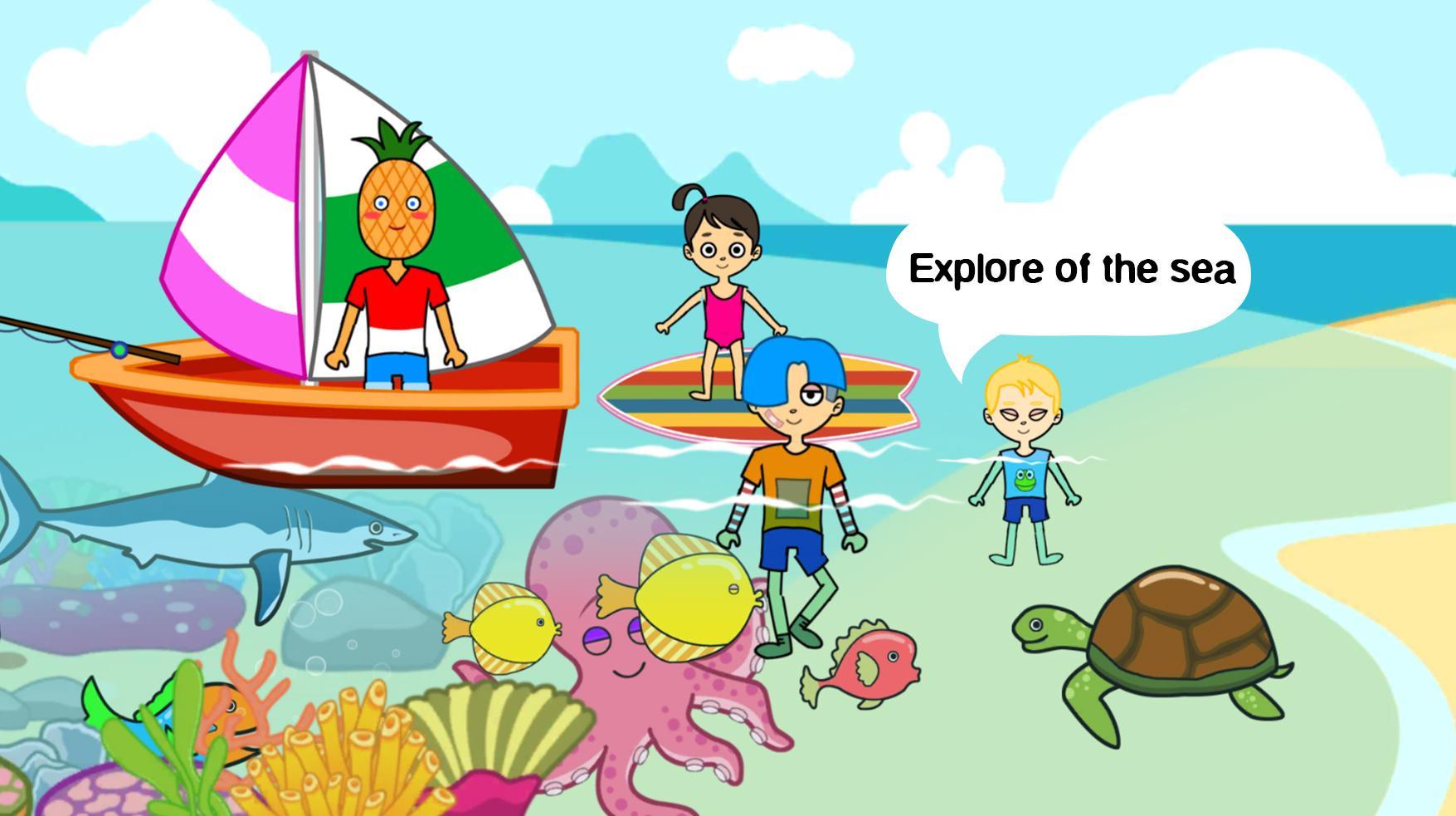 Picabu Vacation : Summer & Beach Game Screenshot