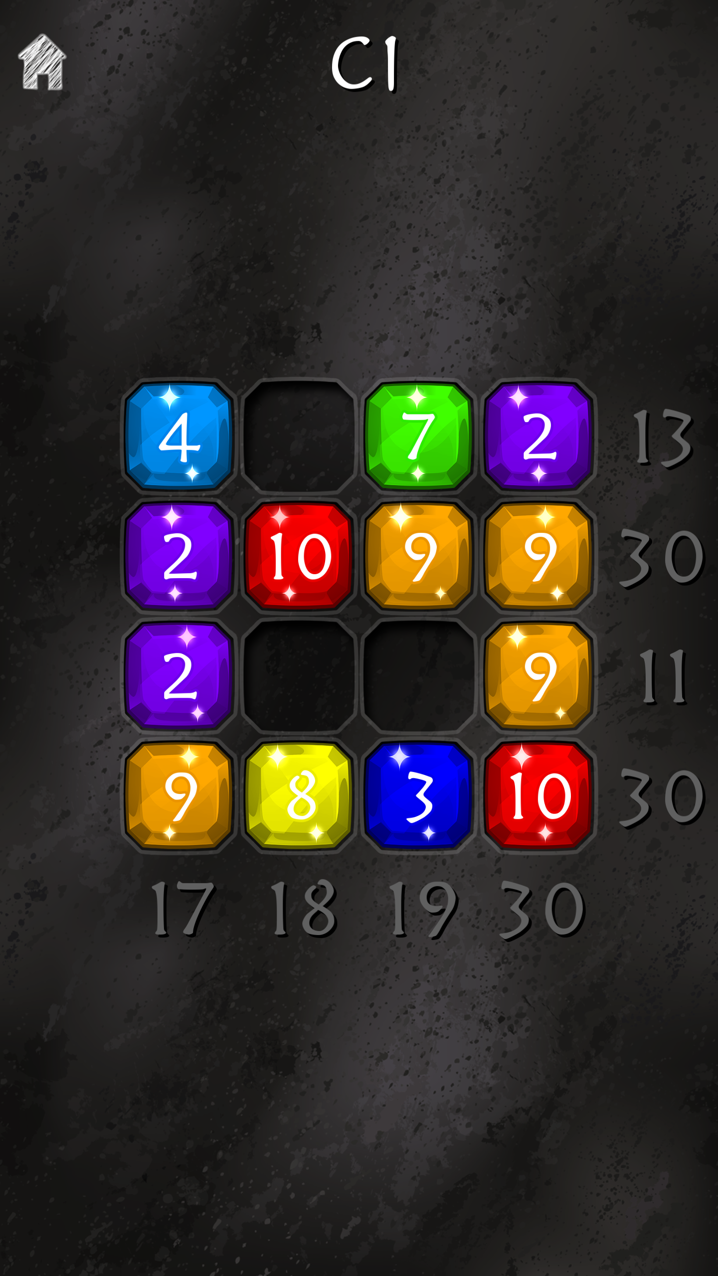 Cuplikan Layar Game XXI: 21 Puzzle Game