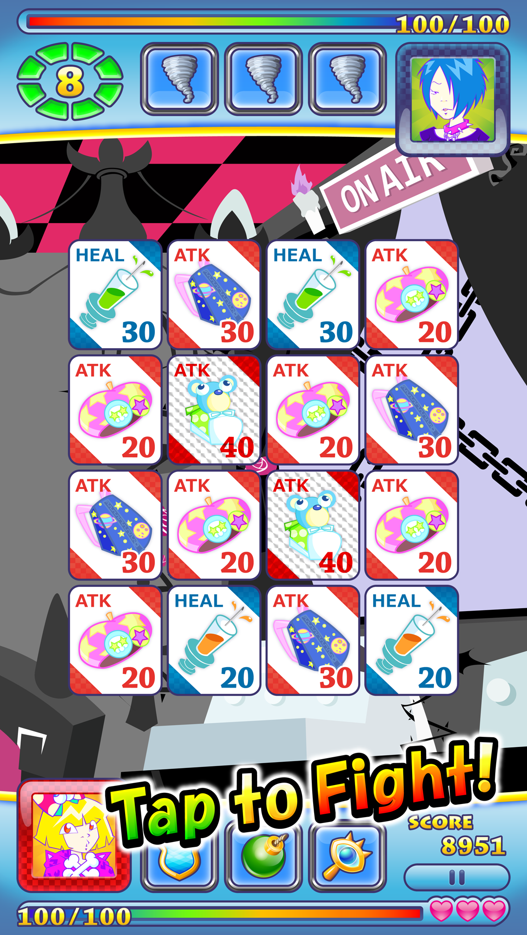 Henko Card Fight - Memory Game Game Screenshot