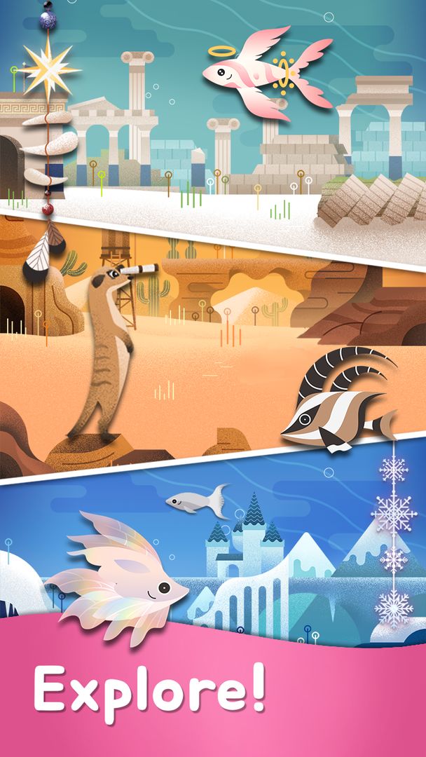 마이 리틀 아쿠아리움 - 무료 퍼즐 게임 콜렉션 게임 스크린 샷