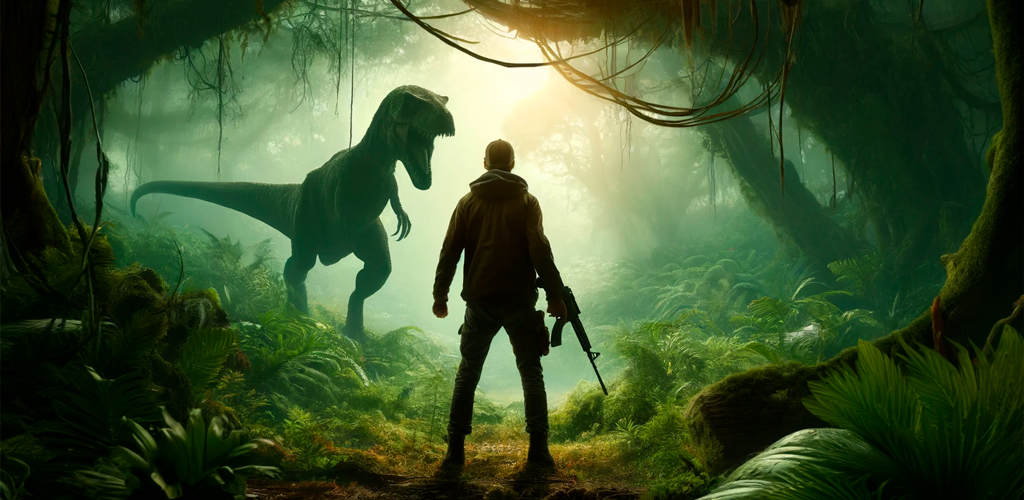 Screenshot dari video Jurassic Missions: Dino Hunt