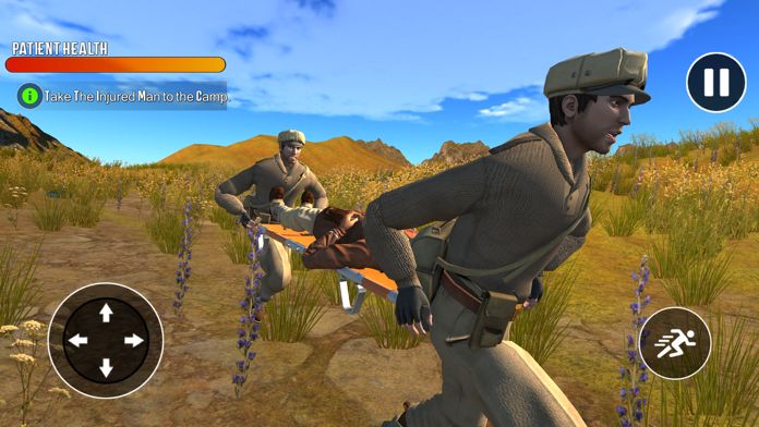 Stretcher Man First Aid Game Game Screenshot