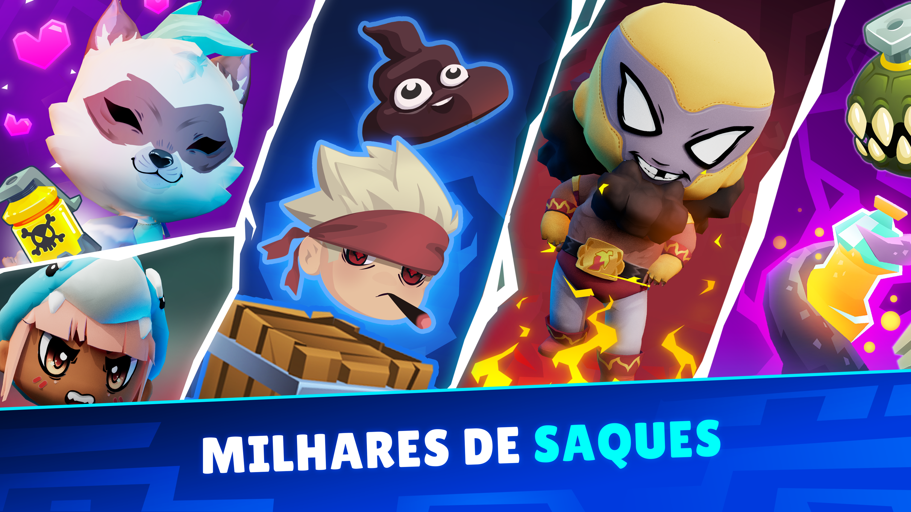 Captura de Tela do Jogo Bullet League - BATTLE ROYALE