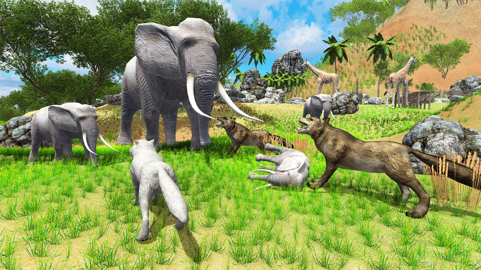 Wolf Games Animal Sim Games Game Screenshot