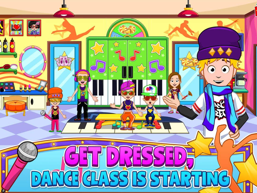 Screenshot of My Town: Dance School Fun Game