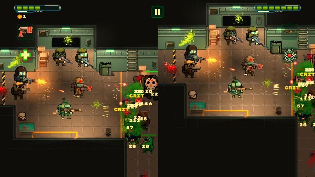 Screenshot of Zombie Space Shooter II