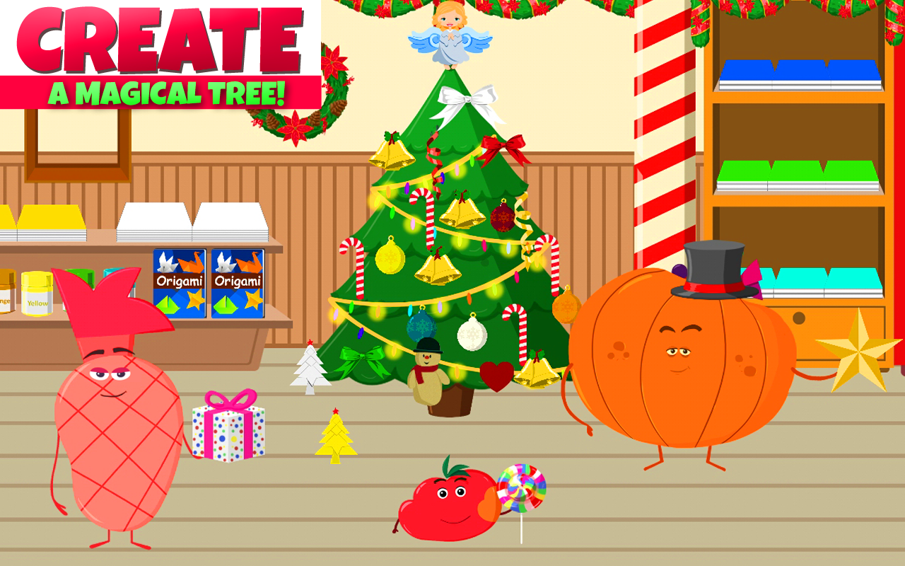 Captura de Tela do Jogo Christmas - Fruits Vs Veggies