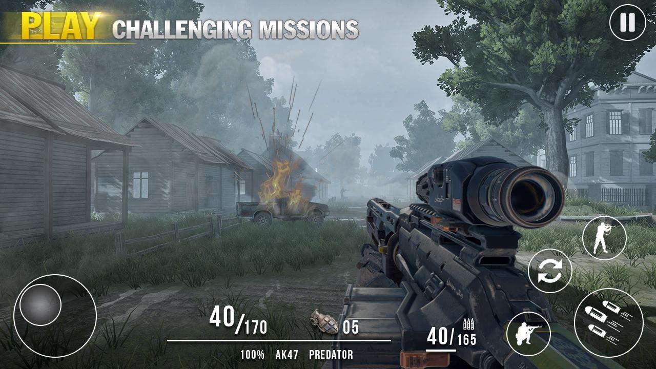 Screenshot 1 of Mode Penembak Jitu: Game Menembak Senjata 1.2.5