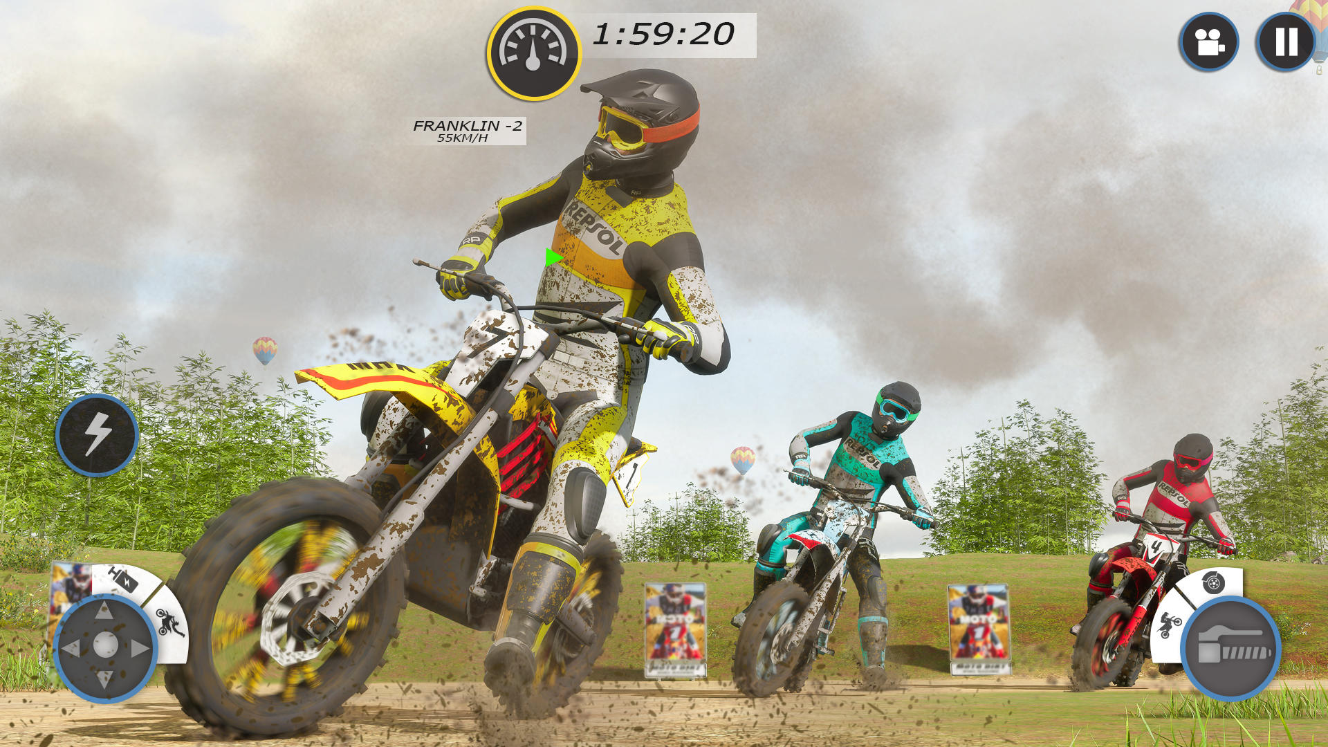 Screenshot 1 of Dirt Bike Trial Motor Cross 3d 1.0.1