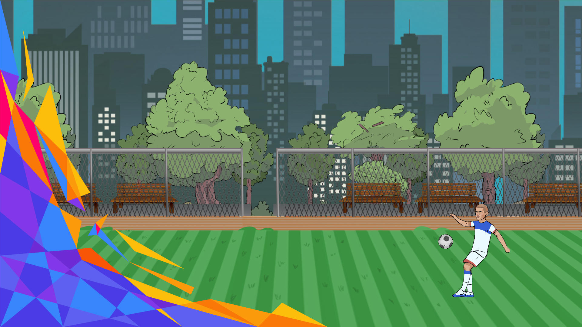 Screenshot of Flick Goalie