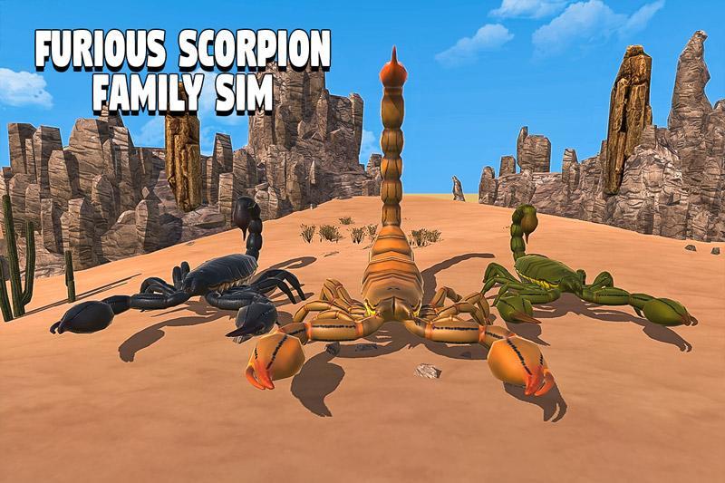 Furious Scorpion Family Simulator screenshot game