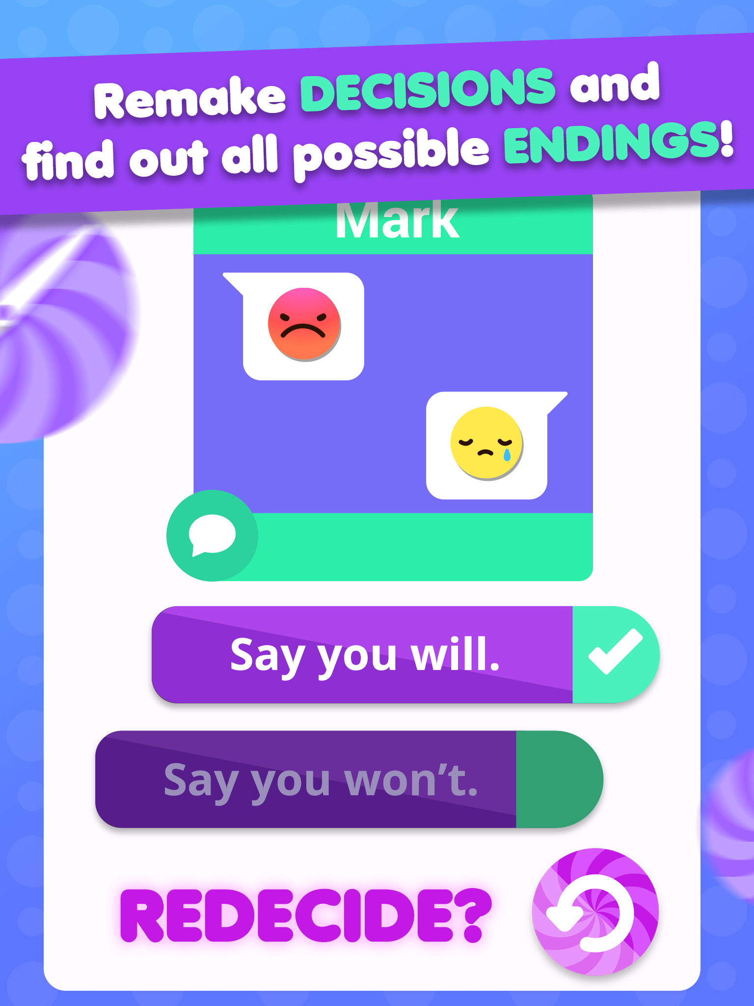 Captura de Tela do Jogo Sarah's Secrets - Interactive Story Drama Game