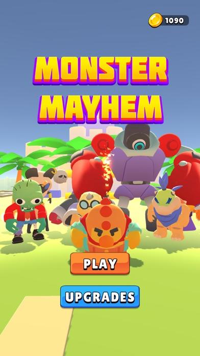 Monster Mayhem Game ゲームのスクリーンショット