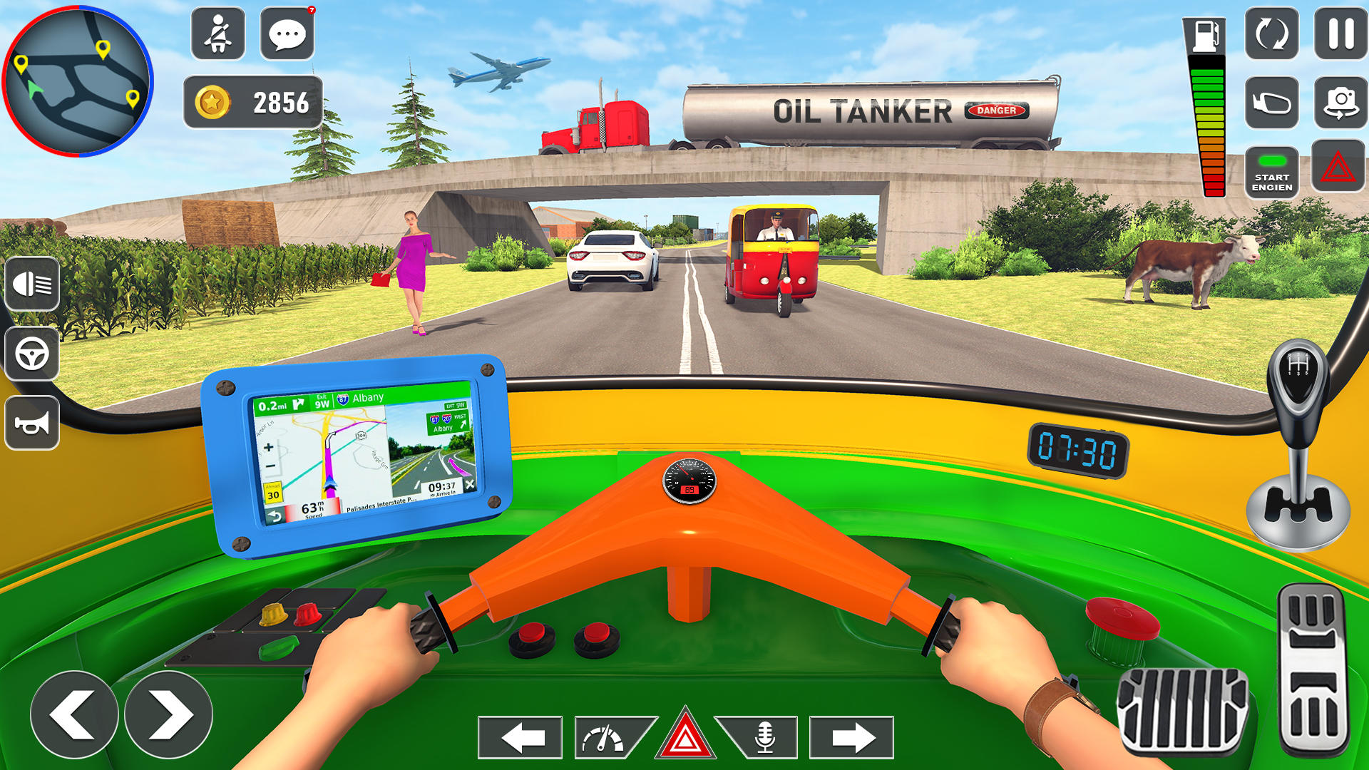 Screenshot 3 of TukTuk Auto Rickshaw Taxi Game 