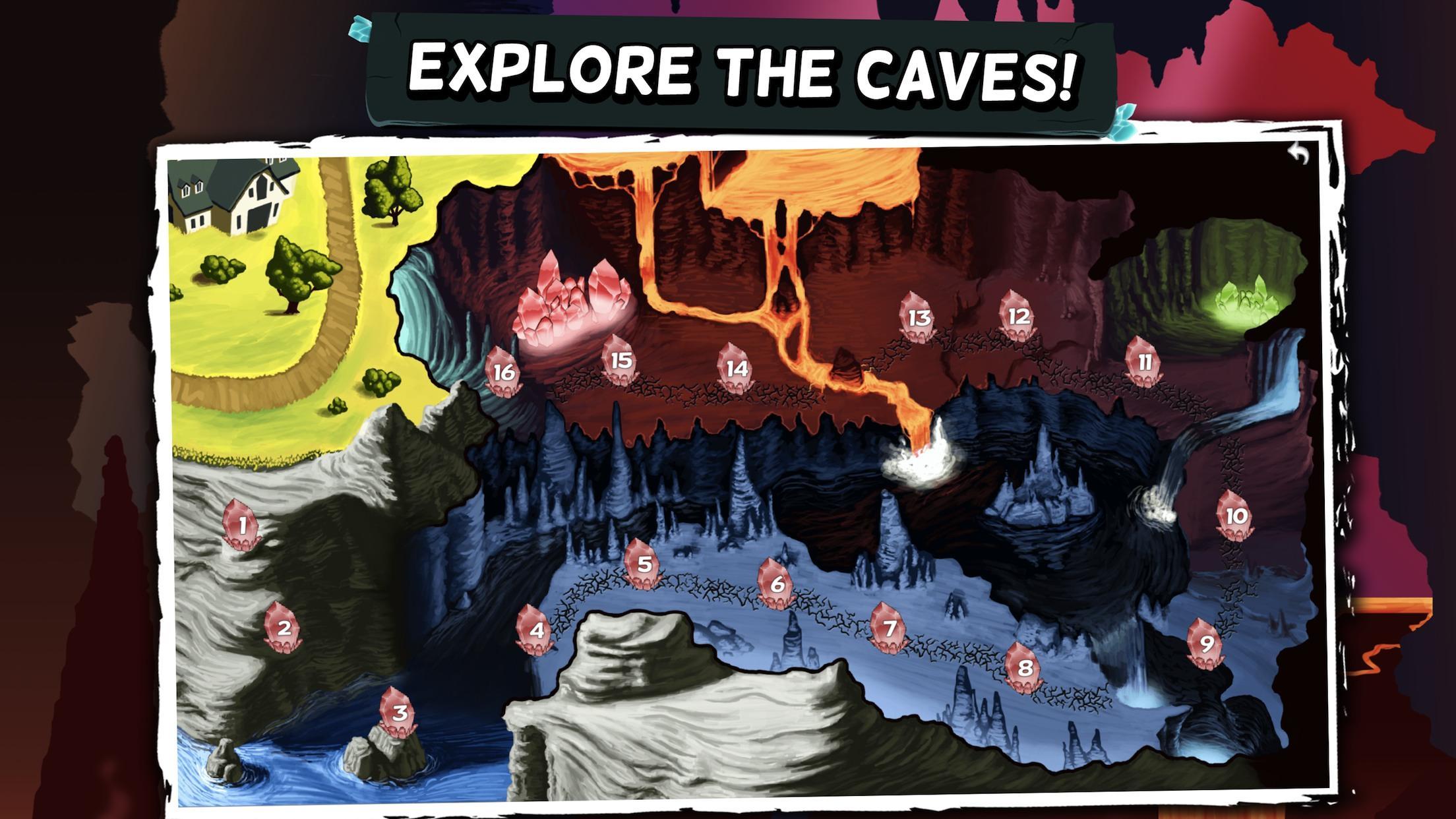Cuplikan Layar Game Henry and the Crystal Caves