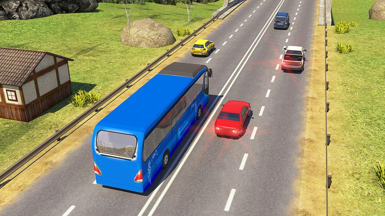 Racing in Bus ゲームのスクリーンショット