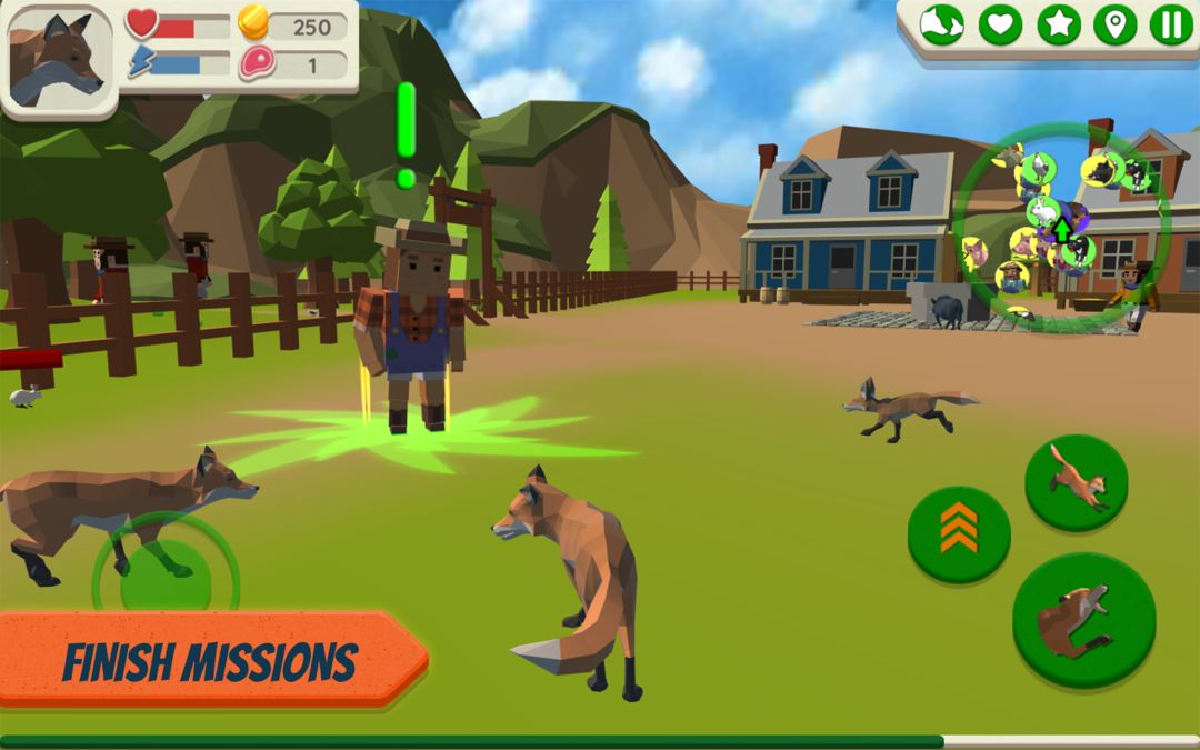 Screenshot of Fox Family - Animal Simulator