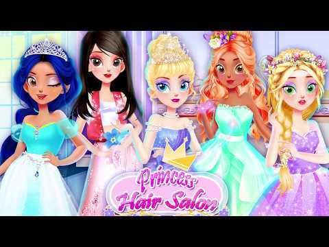 Princess Hair Salon - Girls Games のビデオのスクリーンショット