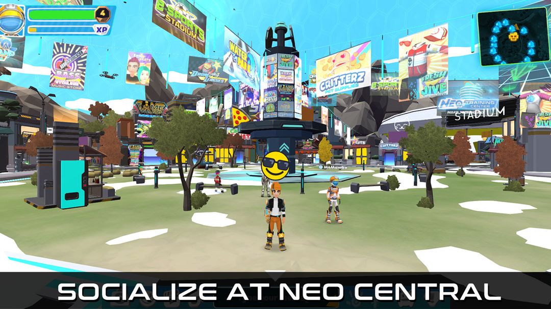 NEO 2045: Open-World MMO screenshot game