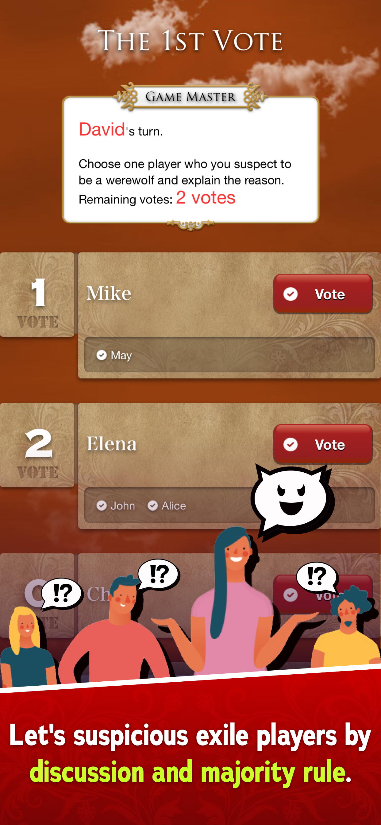 Werewolf "Nightmare in Prison" Game Screenshot