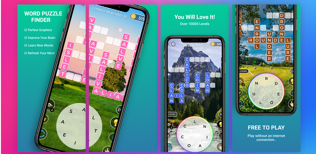 Screenshot of the video of Word Puzzle Game Play