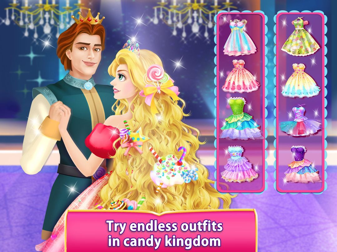 Long Hair Princess Candy Salon遊戲截圖