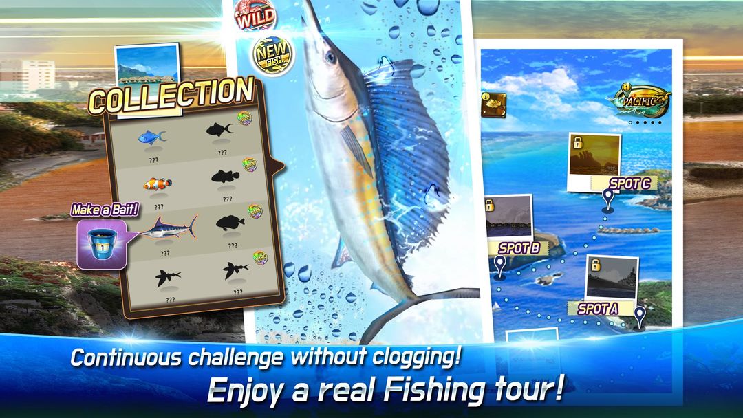 Screenshot of Fishing Tour : Hook the fish!