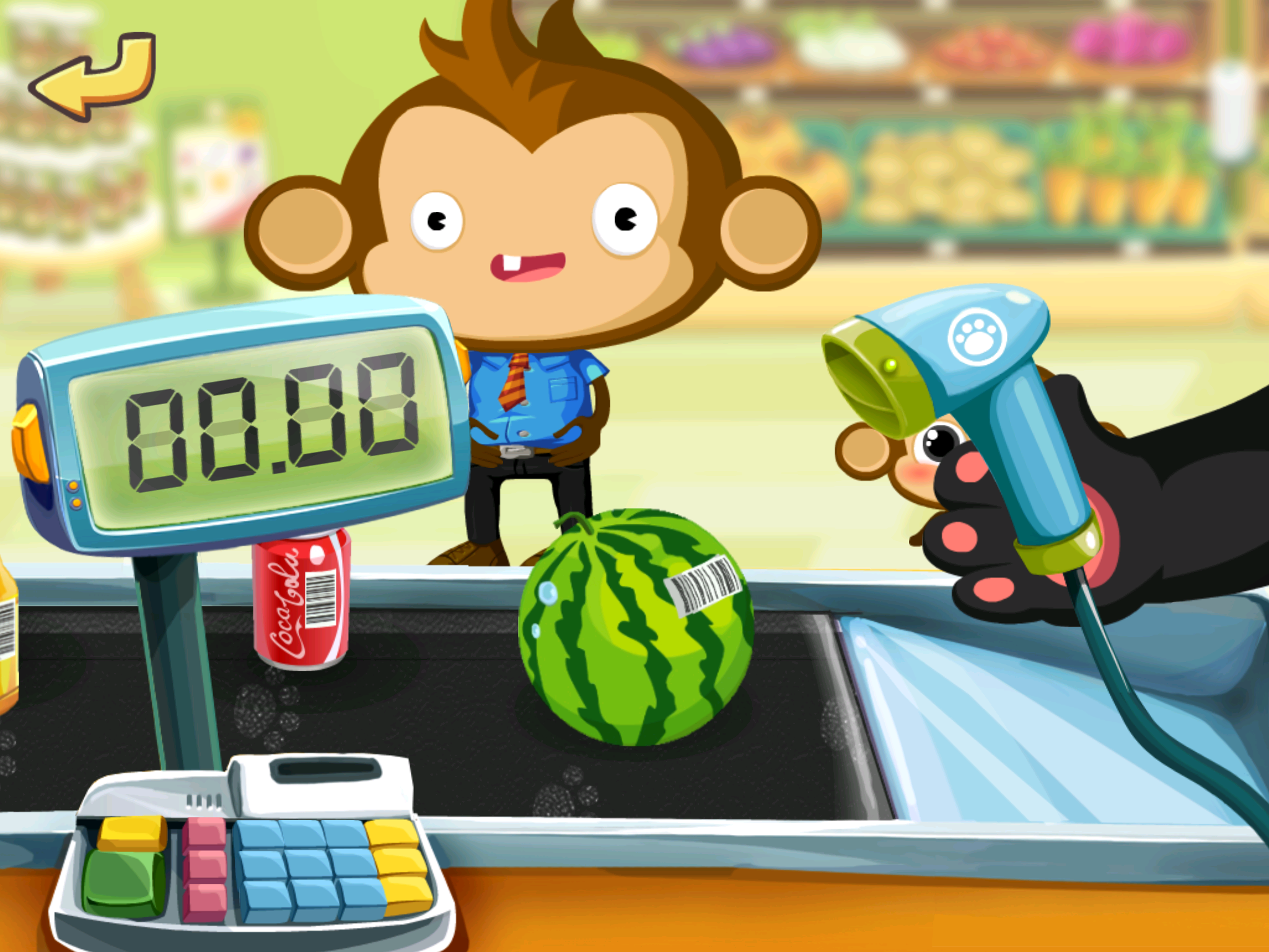 Captura de Tela do Jogo Dr. Panda Supermercado