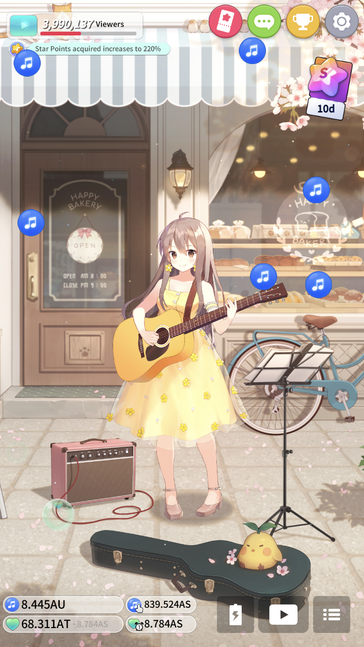 Guitar Girl Game Screenshot