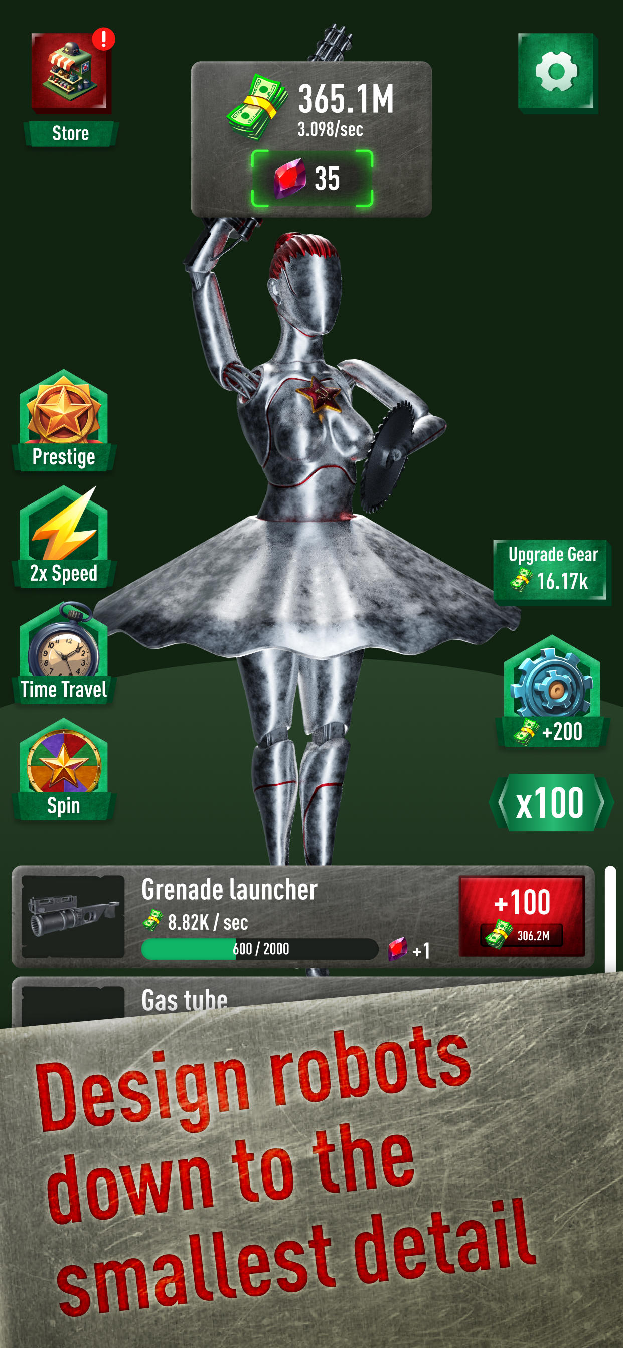 Screenshot of Idle USSR robots — atomic war