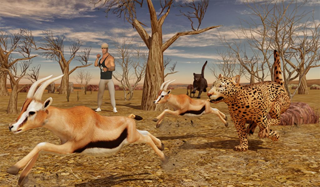 狙擊獵手野生動物園的生存遊戲截圖