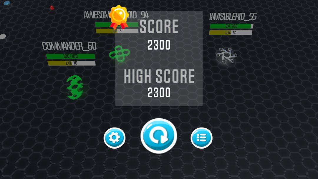 Screenshot of Fidget Spinz.io game