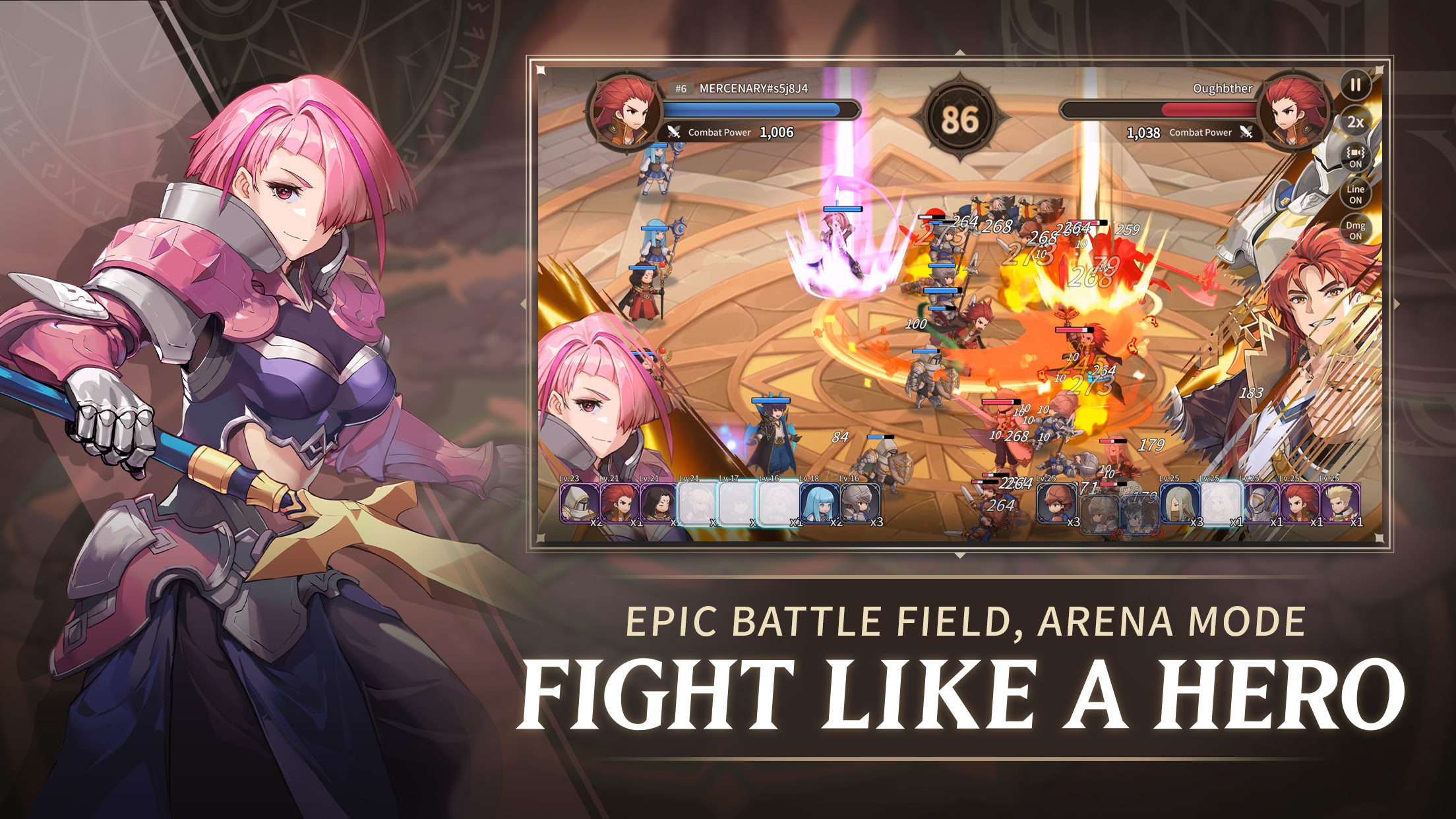 Screenshot of BattleLeague Heroes