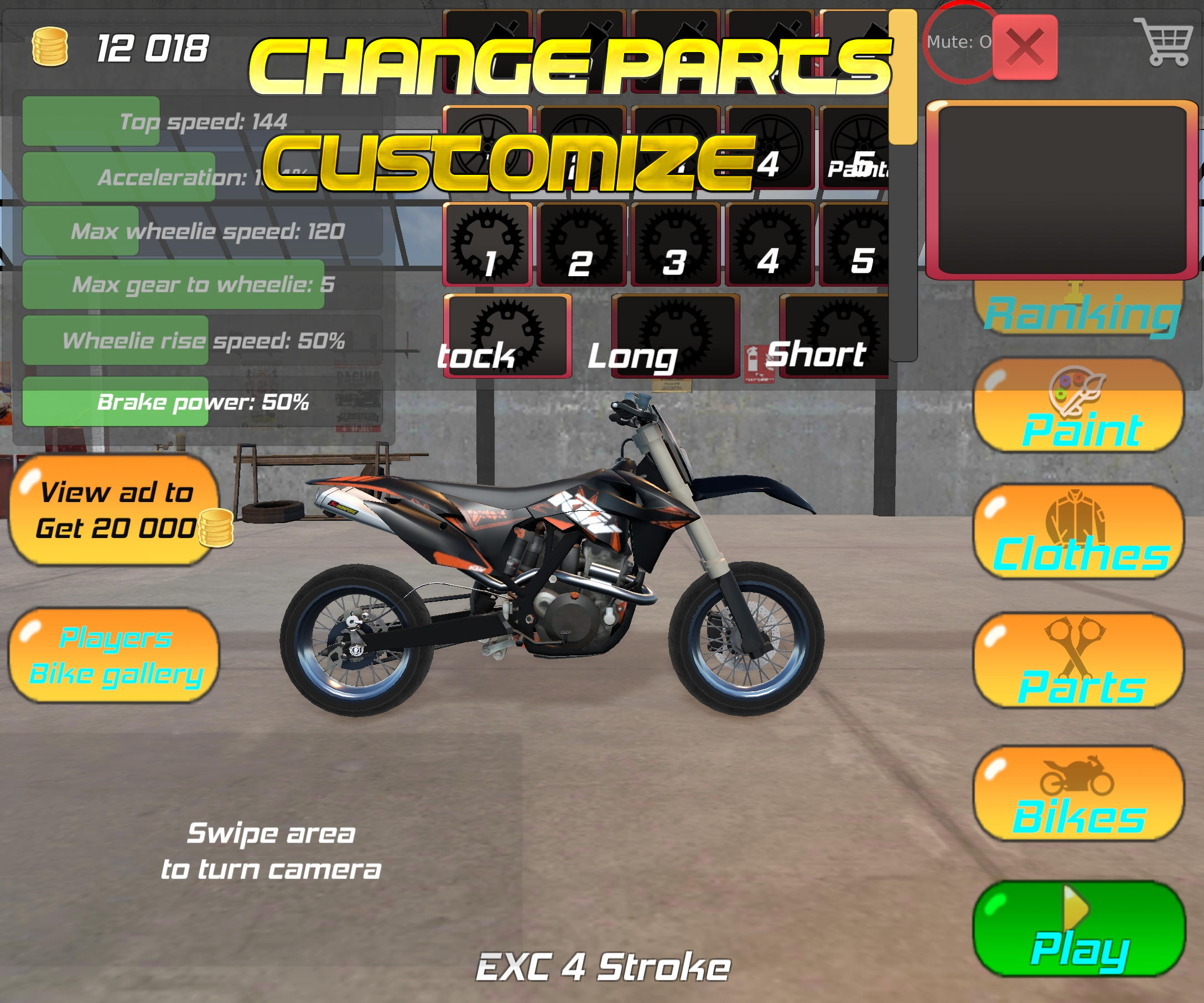 Screenshot of Wheelie King 5 - Mx bikes 2024