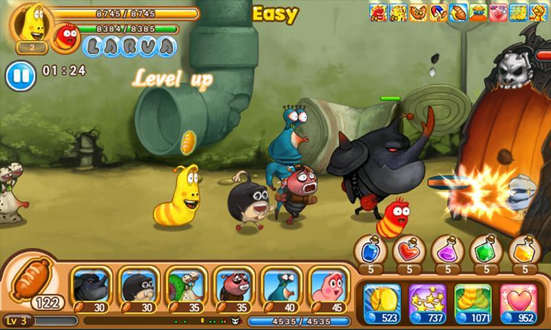 Screenshot of Larva Heroes: Lavengers
