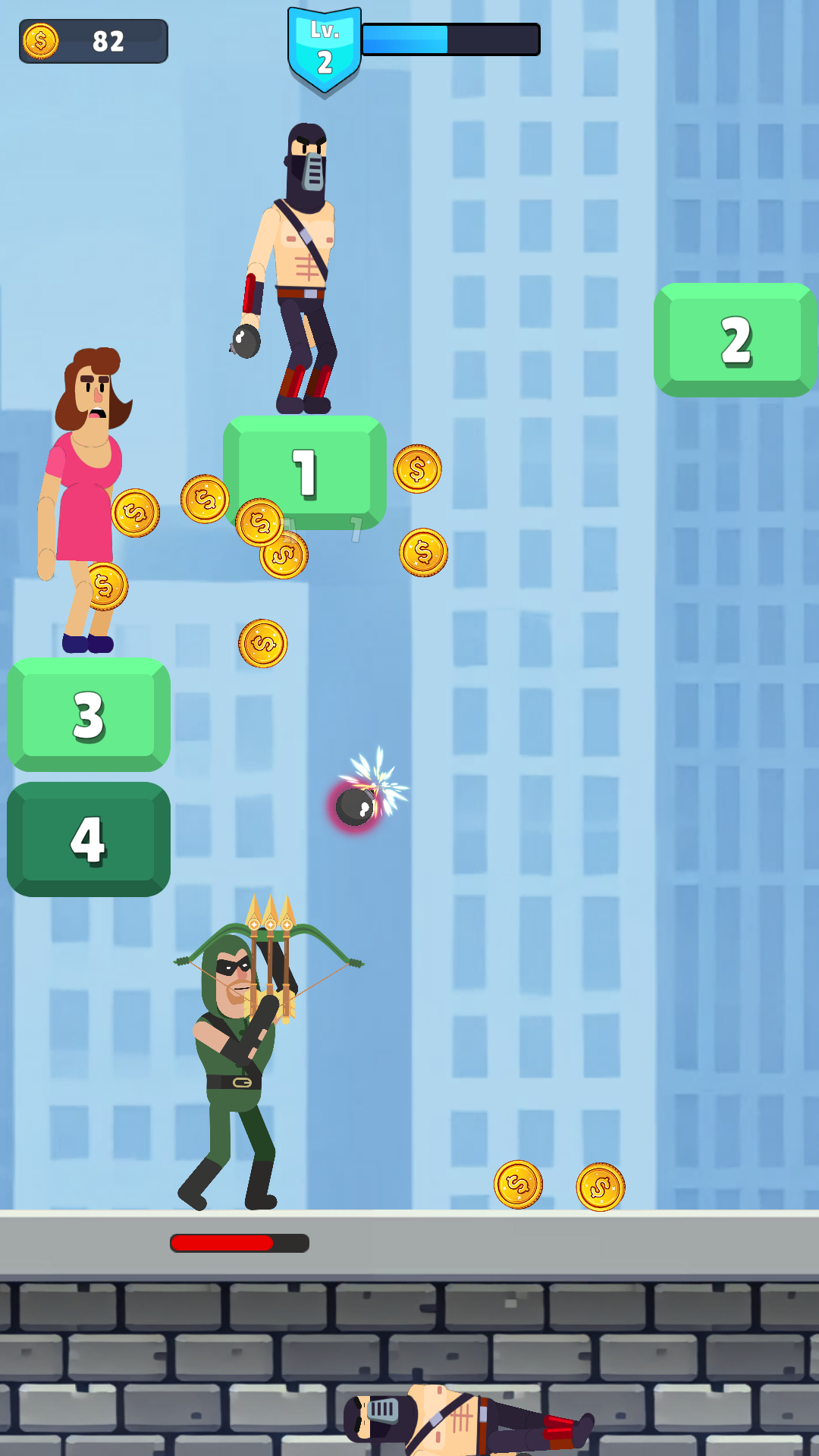 Superhero Blast Game Screenshot