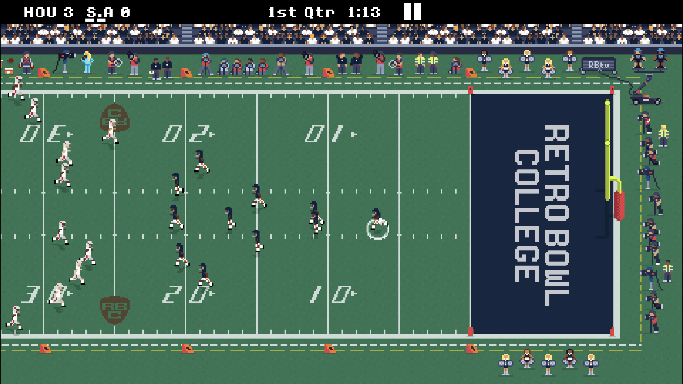 Retro Bowl College ภาพหน้าจอเกม